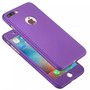 Handyh�lle Schutzh�lle f�r Samsung Galaxy S6 Full Case Cover Displayschutz 360 Violett