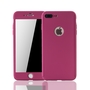 Handyh�lle Schutzh�lle f�r Apple iPhone 7 Plus Full Case Cover Displayschutz 360 Pink