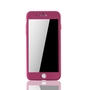 Handyh�lle Schutzh�lle f�r Apple iPhone 7 Plus Full Case Cover Displayschutz 360 Pink