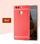 Handy H�lle f�r Huawei Mate 9 Schutz Case Tasche Bumper Etuis Kunstleder Rot