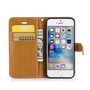 Tasche f�r Apple iPhone 5 / 5s / SE Jeans Cover Handy Schutz H�lle Case Blau