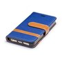 Tasche f�r Apple iPhone 5 / 5s / SE Jeans Cover Handy Schutz H�lle Case Blau