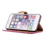 Tasche f�r Apple iPhone 6 / 6s Jeans Cover Handy Schutz H�lle Case Pink
