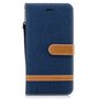 Tasche f�r Apple iPhone 6 / 6s Jeans Cover Handy Schutz H�lle Case Dunkelblau