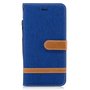 Tasche f�r Apple iPhone 6 / 6s Jeans Cover Handy Schutz H�lle Case Blau