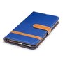 Tasche f�r Apple iPhone 6s Plus Jeans Cover Handy Schutz H�lle Case Blau