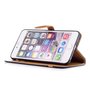 Tasche f�r Apple iPhone 6s Plus Jeans Cover Handy Schutz H�lle Case Schwarz