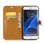 Tasche f�r Samsung Galaxy S7 Edge Jeans Cover Handy Schutz H�lle Case Blau