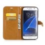 Tasche f�r Samsung Galaxy S7 Edge Jeans Cover Handy Schutz H�lle Case Schwarz