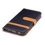 Tasche f�r Samsung Galaxy S7 Edge Jeans Cover Handy Schutz H�lle Case Schwarz