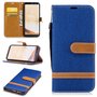 Tasche f�r Samsung Galaxy S8 Jeans Cover Handy Schutz H�lle Case Blau