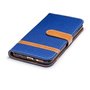 Tasche f�r Samsung Galaxy S8 Jeans Cover Handy Schutz H�lle Case Blau