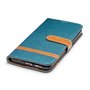 Tasche f�r Samsung Galaxy S8+ PLus Jeans Cover Handy Schutz H�lle Case Gr�n