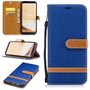 Tasche f�r Samsung Galaxy S8+ PLus Jeans Cover Handy Schutz H�lle Case Blau