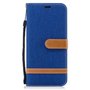 Tasche f�r Samsung Galaxy S8+ PLus Jeans Cover Handy Schutz H�lle Case Blau