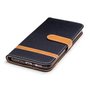 Tasche f�r Samsung Galaxy S8+ PLus Jeans Cover Handy Schutz H�lle Case Schwarz