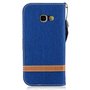 Tasche f�r Samsung Galaxy A3 2017 Jeans Cover Handy Schutz H�lle Case Blau
