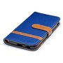 Tasche f�r Samsung Galaxy J5 2017 Jeans Cover Handy Schutz H�lle Case Blau
