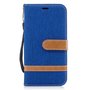 Tasche f�r Samsung Galaxy J5 2017 Jeans Cover Handy Schutz H�lle Case Blau