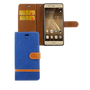 Tasche f�r Huawei P9 Jeans Cover Handy Schutz H�lle Case Blau