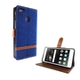 Tasche f�r Huawei P9 Lite Jeans Cover Handy Schutz H�lle Case Blau