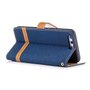 Tasche f�r Huawei P10 Jeans Cover Handy Schutz H�lle Case Dunkelblau