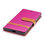 Tasche f�r Sony Xperia XZs Jeans Cover Handy Schutz H�lle Case Pink