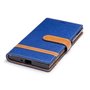 Tasche f�r Sony Xperia XZs Jeans Cover Handy Schutz H�lle Case Blau