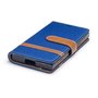 Tasche f�r Sony Xperia XZ1 Jeans Cover Handy Schutz H�lle Case Blau
