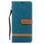 Tasche f�r Samsung Galaxy Note 8 Jeans Cover Handy Schutz H�lle Case Gr�n