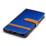 Tasche f�r Samsung Galaxy Note 8 Jeans Cover Handy Schutz H�lle Case Blau