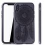 Handy H�lle Mandala f�r Apple iPhone X Design Case Schutzh�lle Motiv Traumf�nger Cover Tasche Bumper Schwarz