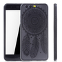 Handy H�lle Mandala f�r Huawei P10 Plus Design Case Schutzh�lle Motiv Traumf�nger Cover Tasche Bumper Schwarz