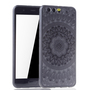 Handy H�lle Mandala f�r Huawei P10 Plus Design Case Schutzh�lle Motiv Kreis Cover Tasche Bumper Schwarz