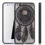 Handy H�lle Mandala f�r Huawei P10 Lite Design Case Schutzh�lle Motiv Traumf�nger Cover Tasche Bumper Schwarz