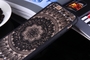Handy H�lle Mandala f�r Huawei Nova 2 Plus Design Case Schutzh�lle Motiv Kreis Cover Tasche Bumper Schwarz