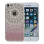 Henna Cover f�r Apple iPhone 7 Plus Case Schutz H�lle Silikon Sonne Wei�