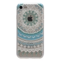 Henna Cover f�r Apple iPhone X Case Schutz H�lle Silikon Sonne Blau
