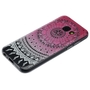 Henna Cover f�r Samsung Galaxy J3 2016 Case Schutz H�lle Silikon Sonne Pink