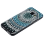 Henna Cover f�r Samsung Galaxy A3 2016 Case Schutz H�lle Silikon Sonne Blau