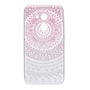 Henna Cover f�r Alcatel A3 Case Schutz H�lle Silikon Sonne Pink
