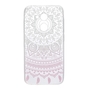Henna Cover f�r Alcatel A3 Case Schutz H�lle Silikon Sonne Wei�