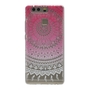 Henna Cover f�r Huawei P9 Lite Case Schutz H�lle Silikon Sonne Pink