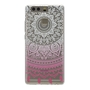 Henna Cover f�r Huawei P9 Lite Case Schutz H�lle Silikon Sonne Wei�