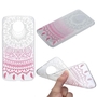 Henna Cover f�r Motorola Moto G5 Case Schutz H�lle Silikon Sonne Wei�