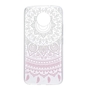 Henna Cover f�r Motorola Moto G5 Case Schutz H�lle Silikon Sonne Wei�