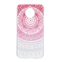 Henna Cover f�r Motorola Moto G5 Plus Case Schutz H�lle Silikon Sonne Pink
