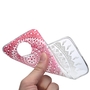 Henna Cover f�r Motorola Moto E4 Case Schutz H�lle Silikon Sonne Pink