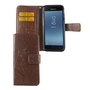 Schutz H�lle Blumen f�r Handy Samsung Galaxy J3 2017 Coffee