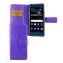 Schutz H�lle Blumen f�r Handy Huawei P10 Lite Violett